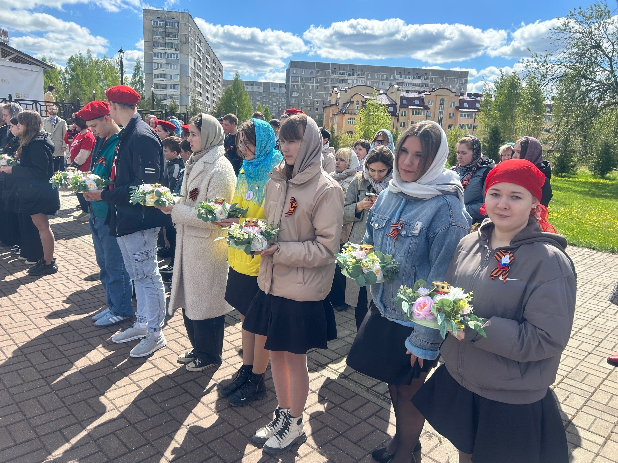 Общегородской молебен «За Победу»/Акция «Мы помним»/.