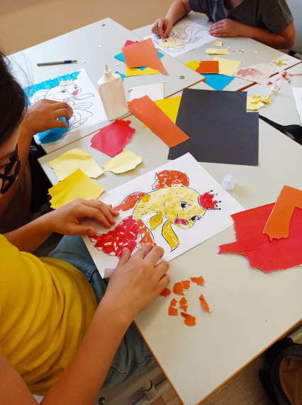 "Поле чудес" в летнем пришкольном лагере.